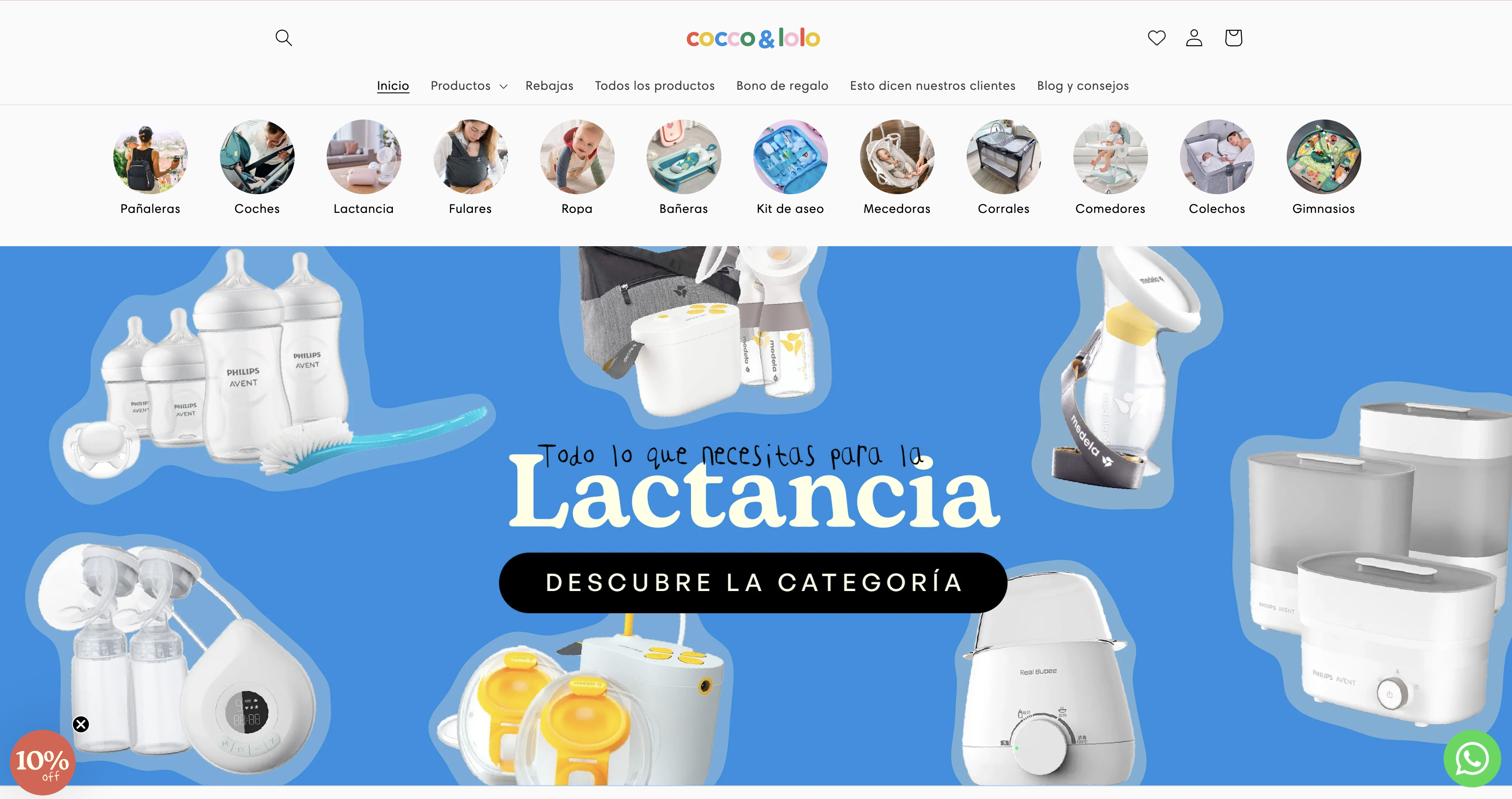 Ecommerce de productos de bebé - Cocco&lolo