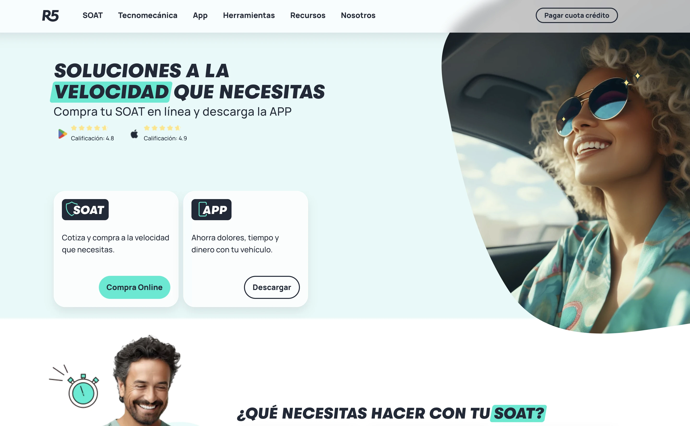 Landing de reconocimiento - GrupoR5